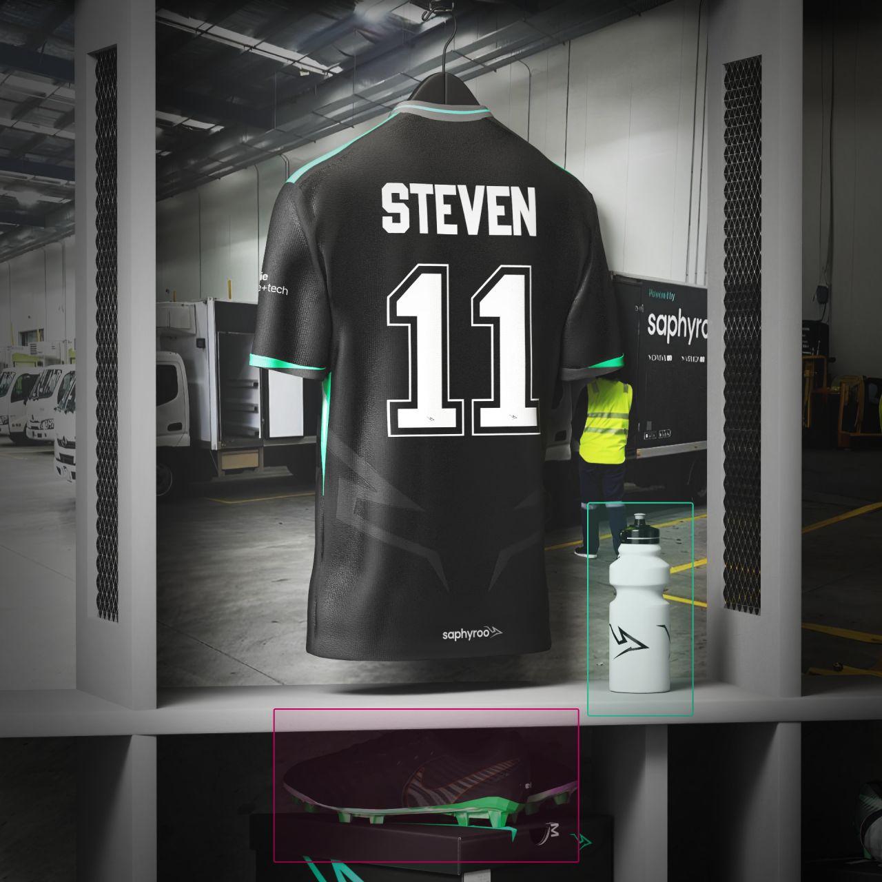 Steven Wallace's Saphyroo jersey, number 11