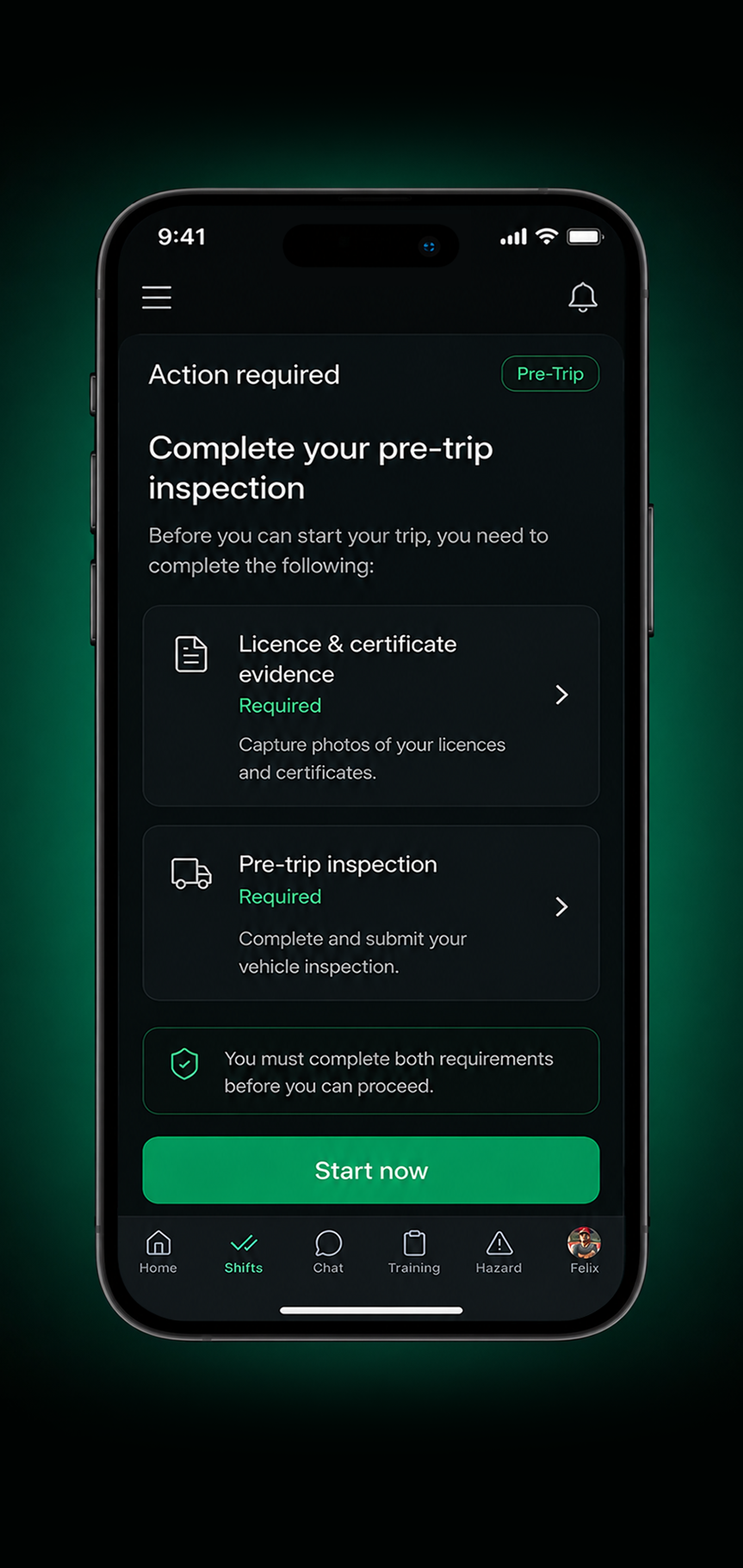 Drive360 app: compliance requirement due, with what is needed and by when