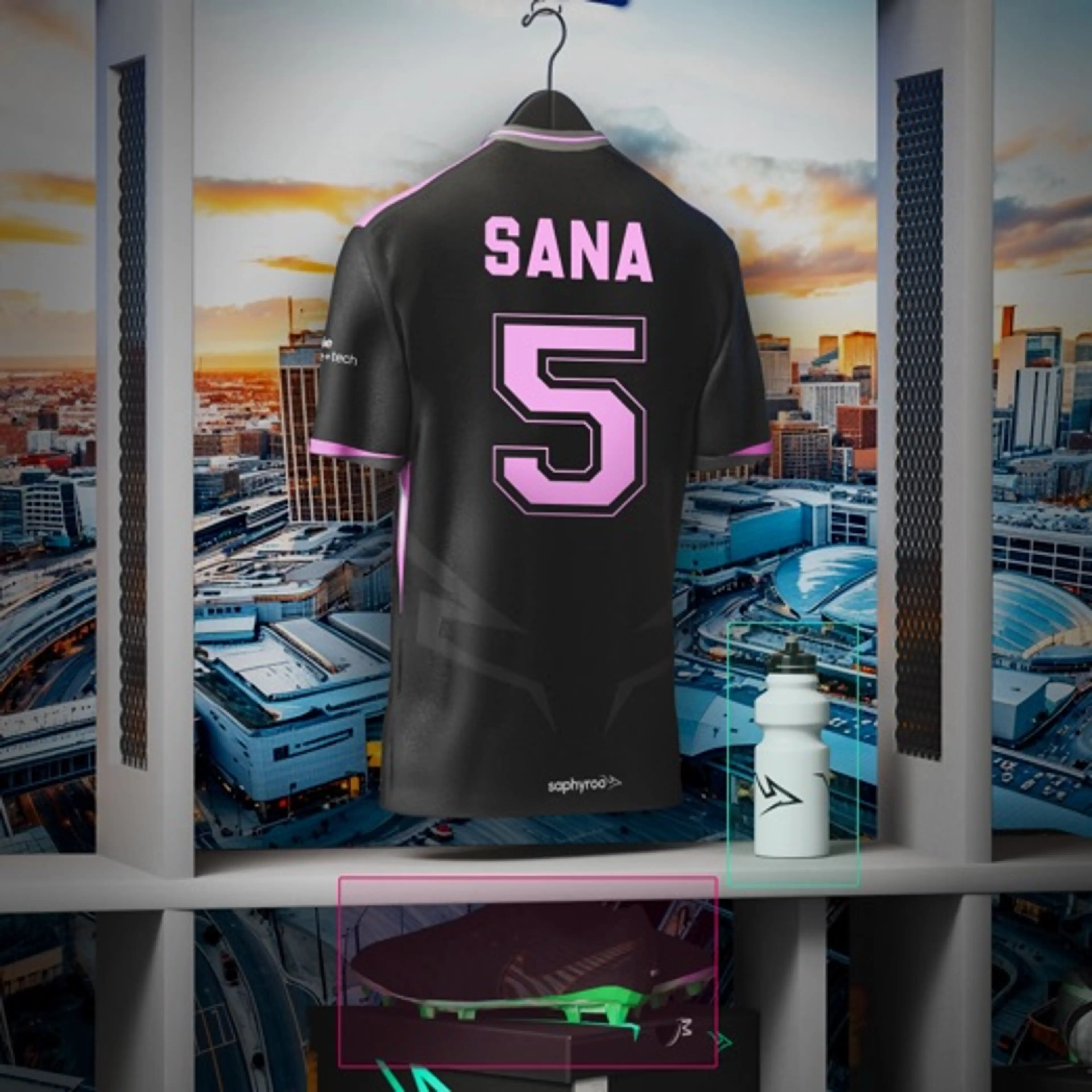 Sana's Saphyroo jersey, number 5