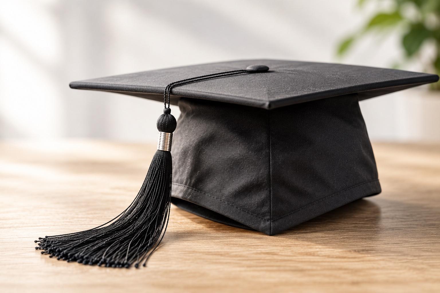 A graduation cap
