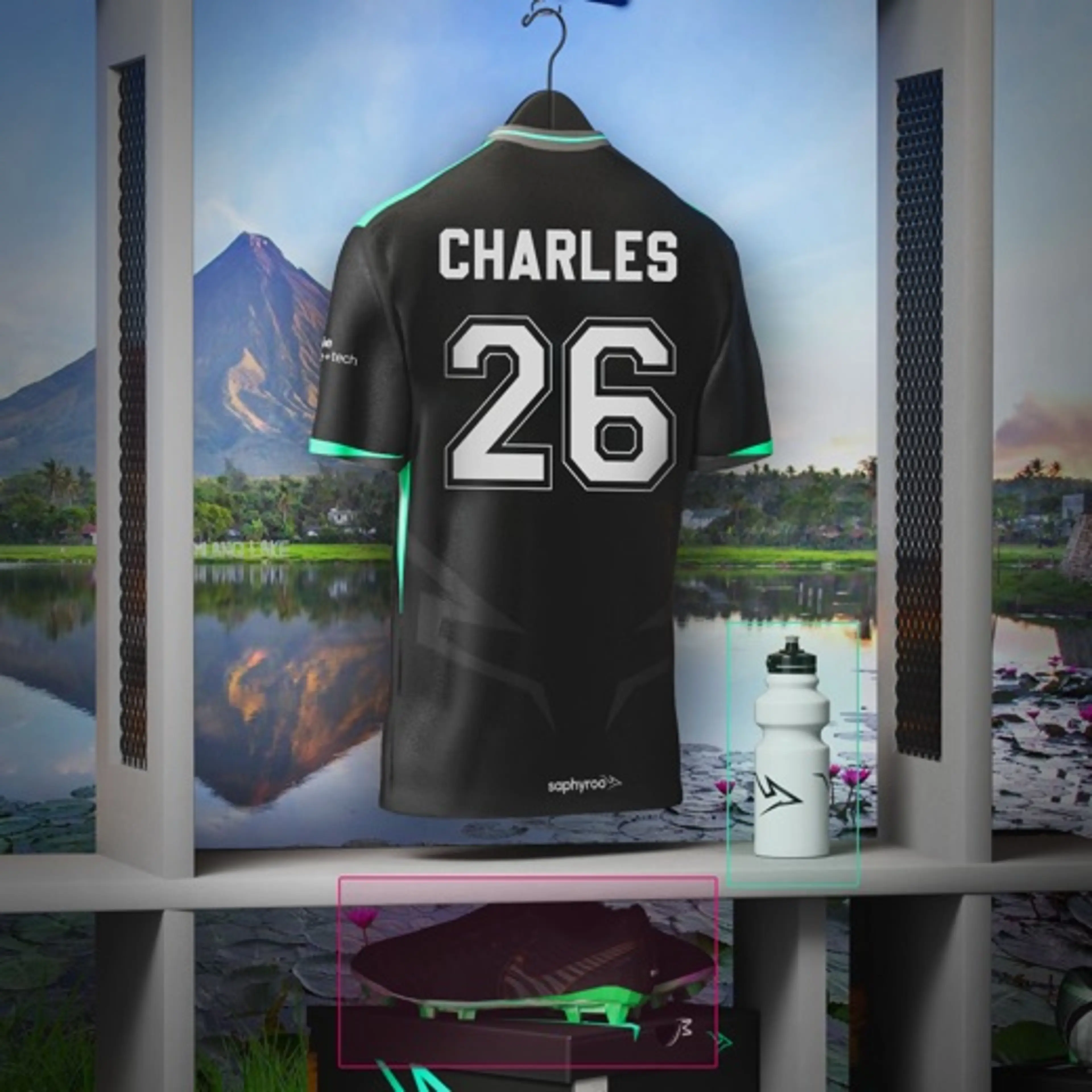 Charles's Saphyroo jersey, number 26