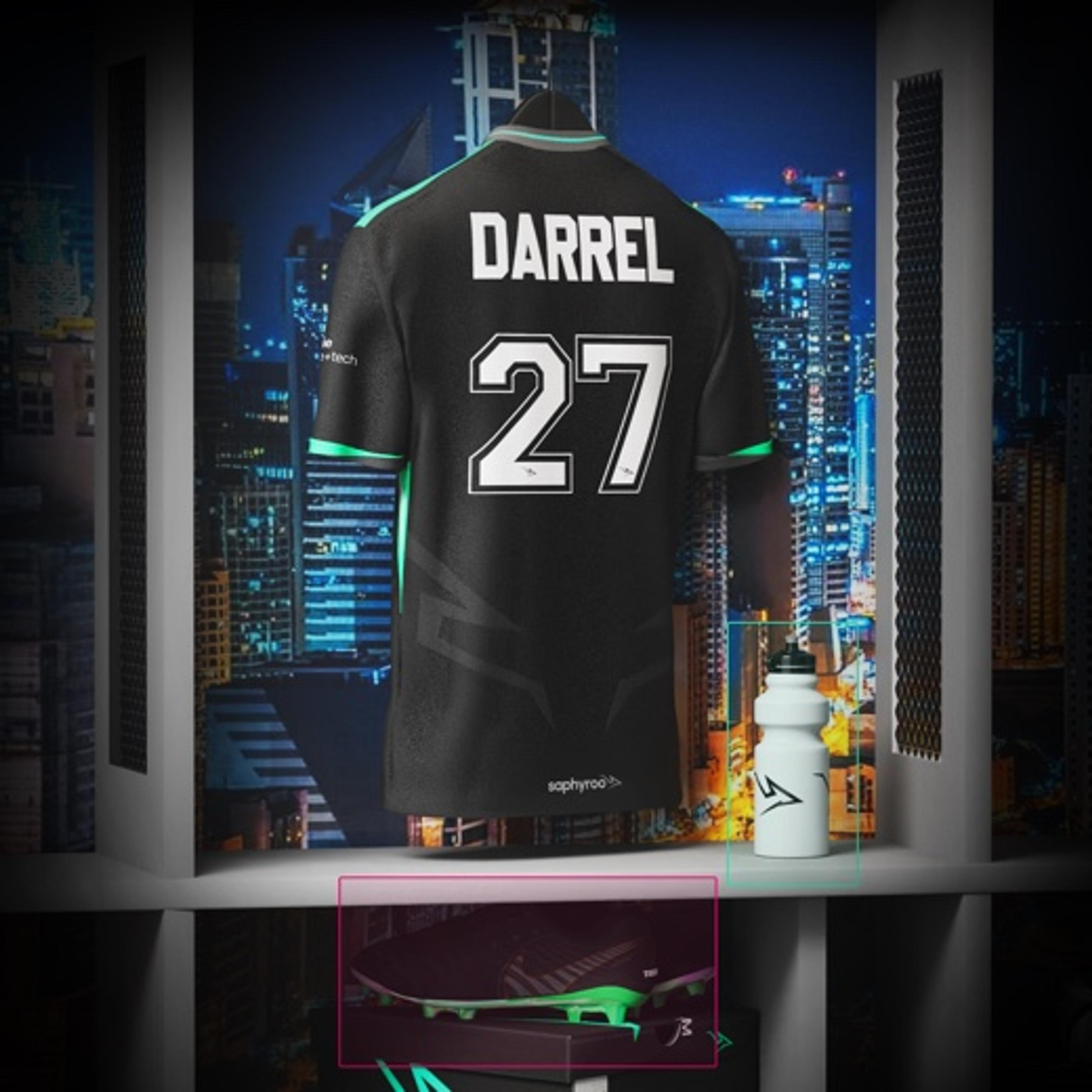 Darrel's Saphyroo jersey, number 27